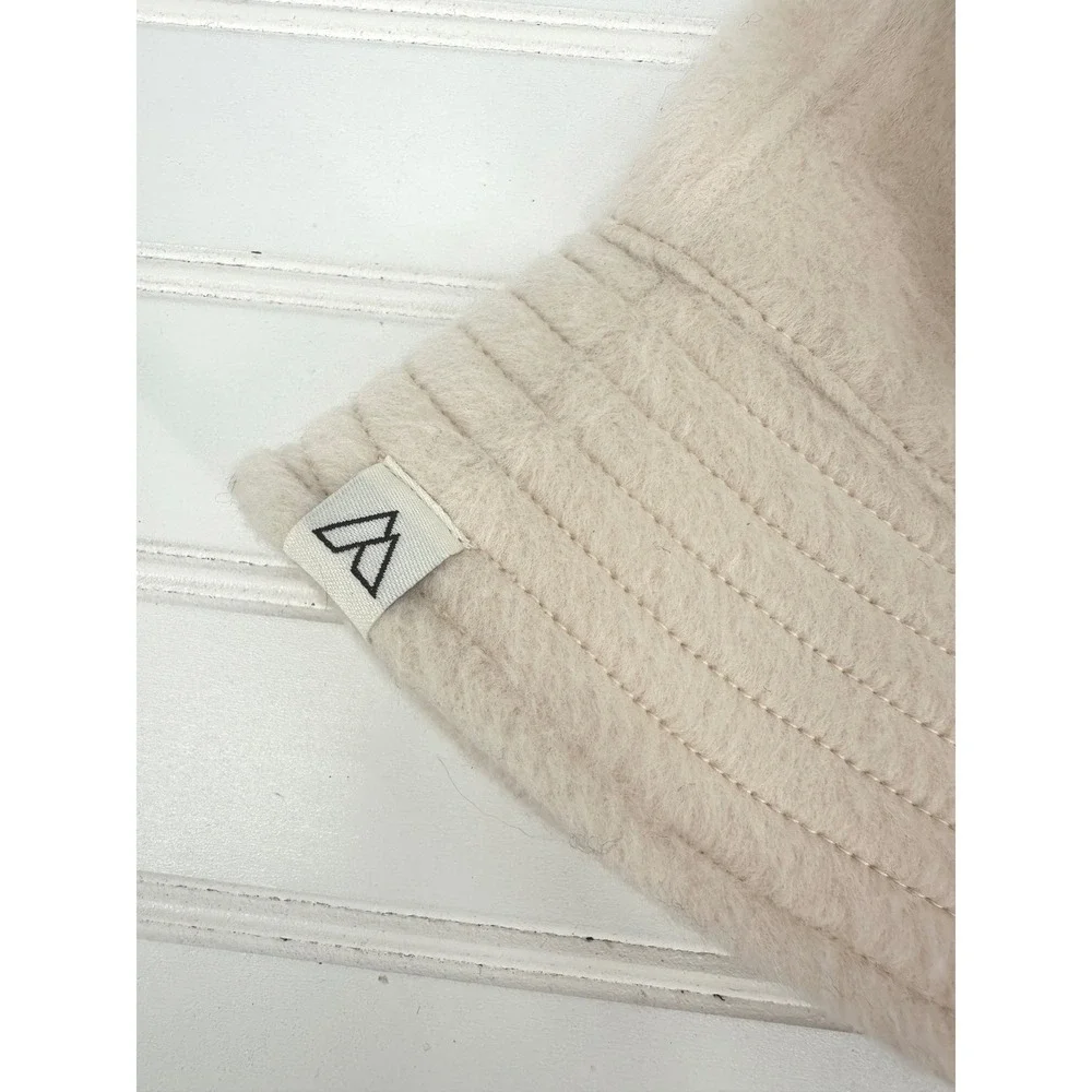 Alpine Design Brushed Bucket Hat Women OSFM Cream Soft Winter Warm Neutral Cozy